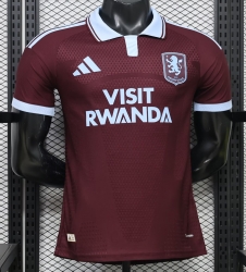 2627 Aston Villa home with sponsers player version S-XXL